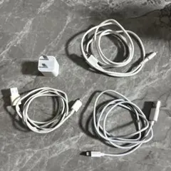 【動作確認済み】4点セットApple TypeA Lightningケーブル