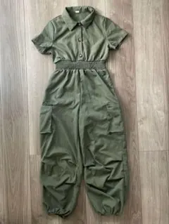 SHEIN オリーブグリーン オーバーオール 9Y