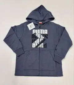PUMA フード付きパーカー グレー130新品未使用