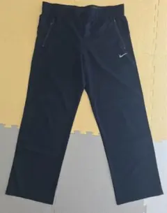 NIKE ナイキ メンズ L 軽量 トレーニングパンツ 紺 直筒 薄手 春夏用