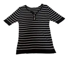 購入意思のないいいね❌ 値下げ❌ ボーダー 半袖 トップス Tシャツ