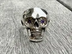 CALEE×D.O.D LUCKY SKULL RING アメジスト 17号 - メルカリ