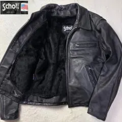 美品 SIZE40 SCHOTT 643E ライダースジャケット USA製