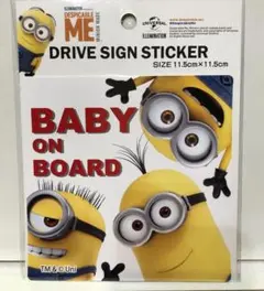 ミニオンズ　ベビーインカーステッカー　車ステッカー　ベビーグッズ　新品未使用