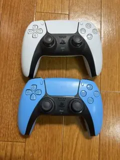 ジャンク品　DualSense コントローラー ホワイト ブルー
