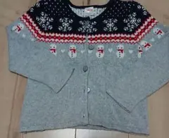 GYMBOREE 雪だるま柄カーディガン 4T