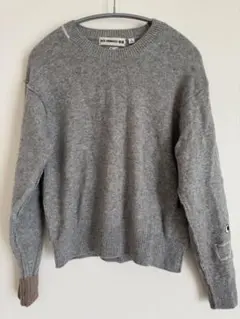 ユニクロ　アニヤハインドマーチコラボ　プレミアムラムクルーネックニット　サイズM