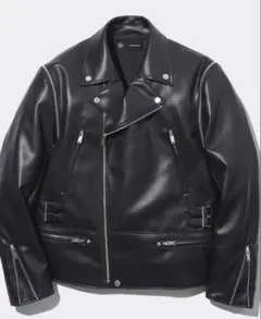 新品 GU × UNDERCOVER 2WAYライダースジャケット M ブラック