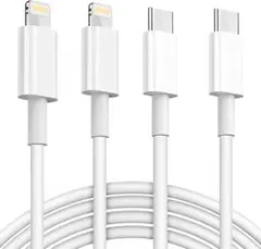 iphone 充電 ケーブル 1M 2本 USB-C LightningタイプC