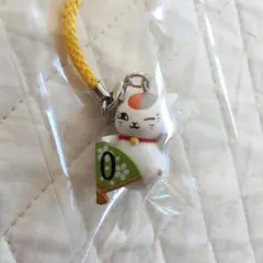 【美品】ニャンコ先生　フィギュアストラップ　夏目友人帳　根付け