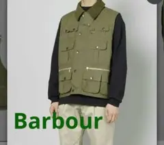 【美品】barbour バブアー カーキ ベスト 38 ユニセックス