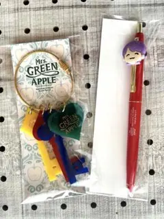 Mrs.Green Apple ポップアップ　キーチャーム　大森元貴ボールペン