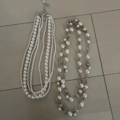 ネックレス パール調 アクセサリー エニシス 入学式 パーティー小物