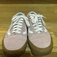 VANS スニーカー ピンク スエード ローカット スニーカー