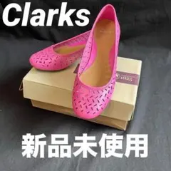 新品・未使用品　クラークス　パンプス　ピンクのサムネイル