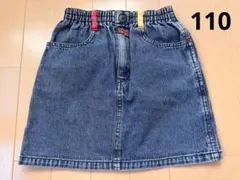 ミキハウス　デニムスカート　レトロ　110cm