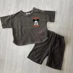 Disney baby ミッキーマウス パイル地　セットアップ　パジャマ