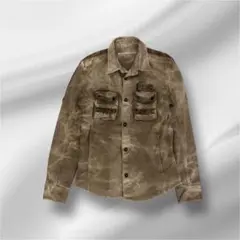 y2k archive military shirt jacket