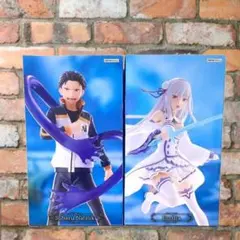 Gigo限定 リゼロ 　スバル　エミリア　フィギュア 2種セット