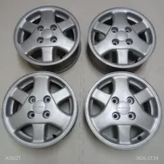 スズキカプチーノ前期純正アルミホイール☆14×5J+45☆PCD114.3/4H