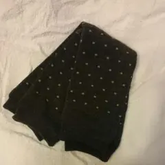 【新品】レッグウォーマー (グレー、ドット柄) キッズ用