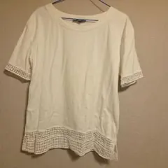 LAURA ASHLEY 半袖Tシャツ ホワイト Lサイズのサムネイル