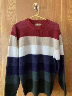SUN RIVER マルチカラー セーター S