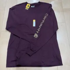 Carhartt カーハート 新品　メンズ ロンT ルーズフィット　エンジ　小豆のサムネイル
