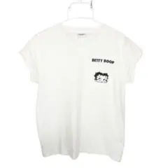 DENIFITS × Betty Boop ベティちゃん ワンポイント 白 Lのサムネイル