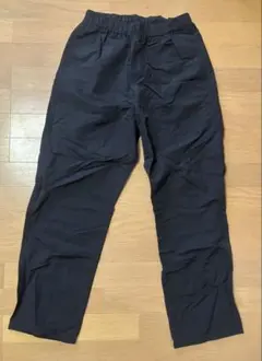 ブラック ワイドパンツ ゴムウエスト