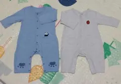 ロンパース　70サイズ　アカチャンホンポ　2枚セット　カバーオール　動物