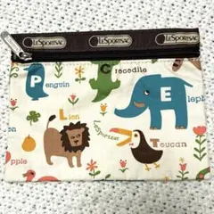 LeSportsac レスポートサック 動物柄 ポーチ アニマル