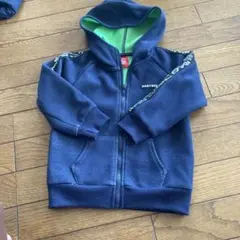 BABYDOLL パーカー 100cm ネイビー フード付き