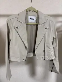 AZUL BY MOUSSY ライダースジャケット ベージュのサムネイル