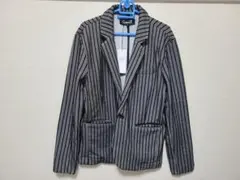 ANEI ストライプ ダブルブレスト テーラードジャケット size2 - メルカリ