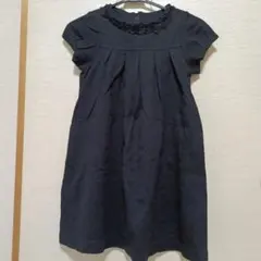 BeBe 黒 半袖ワンピース 140