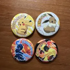 ポケモン　ピカチュウ　イーブイ　ソウブレイズ　グレンアルマ　バッジ 4個セット
