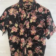 メンズ　和柄　半袖シャツ Mサイズのサムネイル