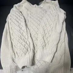 AZUL by moussy アイボリー ニット M