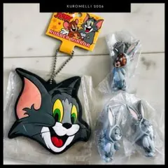 【未使用】トムとジェリー ガチャガチャ ラバーキーホルダー 4点セット