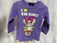 EARTHMAGIC パープル 長袖Tシャツ 90cm