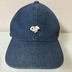スヌーピー刺繍 デニム　ベースボールキャップのサムネイル