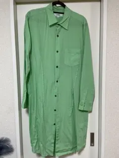 sulvam グリーン 長袖ロングシャツ Sサイズのサムネイル