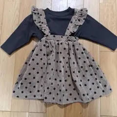 PAIR MANON 裏起毛 ワンピース 100cm