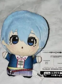 青い髪のぬいぐるみマスコット