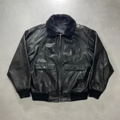70s G-1 A-2 2way レザージャケット 本革 80s