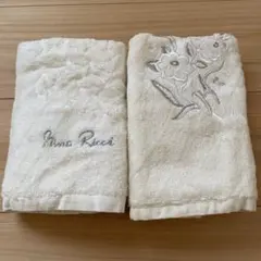【NINARICCI】ニナリッチ フェイスタオル2枚セット