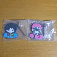 鬼滅の刃　キャラばんちょうこう　ヘアクリップ壱 富岡義勇 猗窩座