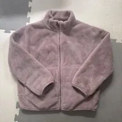 無印良品　フリースジャケット 薄紫色 サイズ120