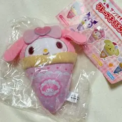 サンリオ　クレープおくるみマスコット　マイメロディ　ガチャガチャ